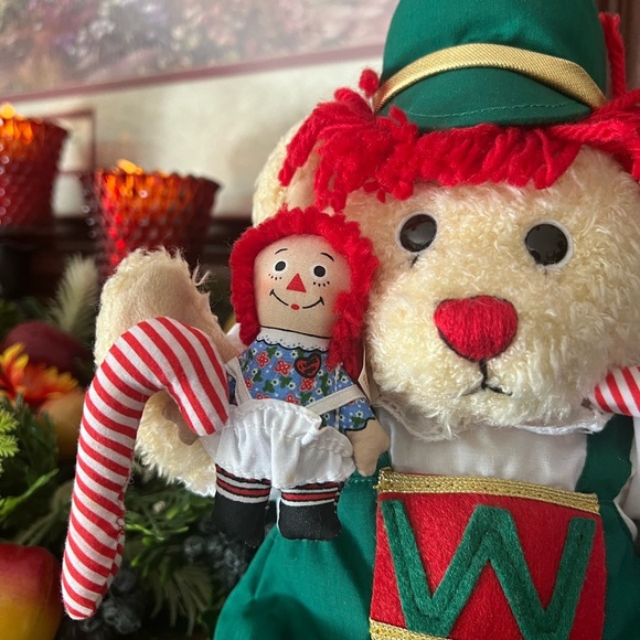 Raggedy Ann with Special Friend Christmas Bear - Picture 8 of 8